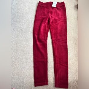 Crewcuts velvet leggings, size 10, nwt